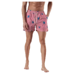 Polka Monkey Red