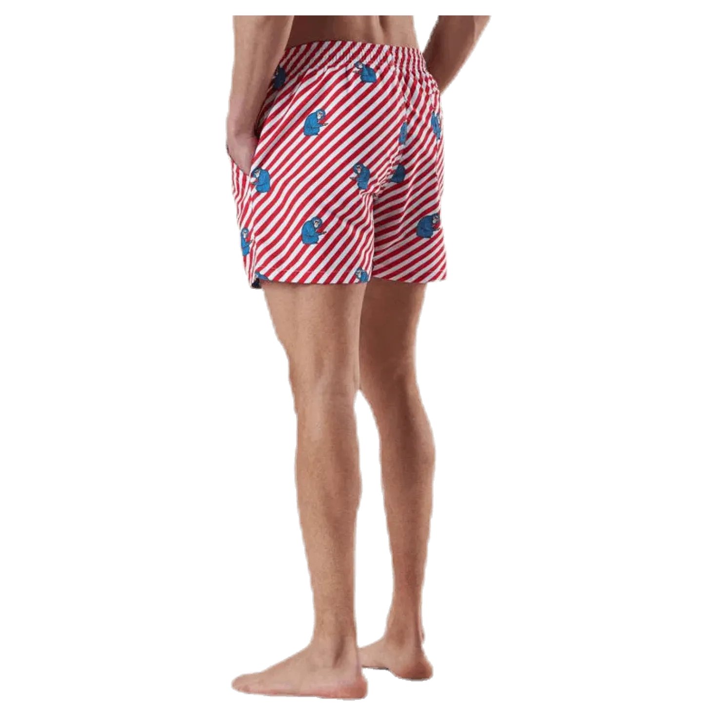 Polka Monkey Red
