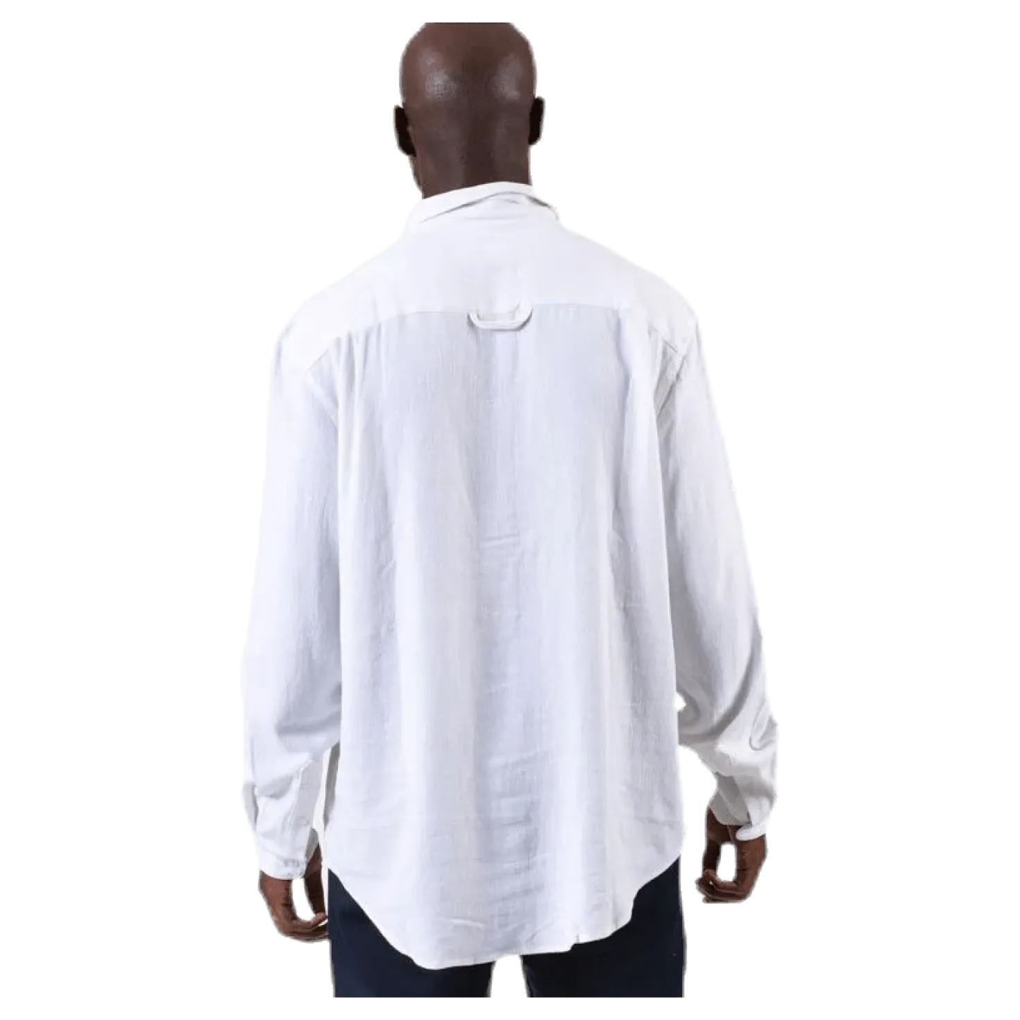 Pop Over Shirt White