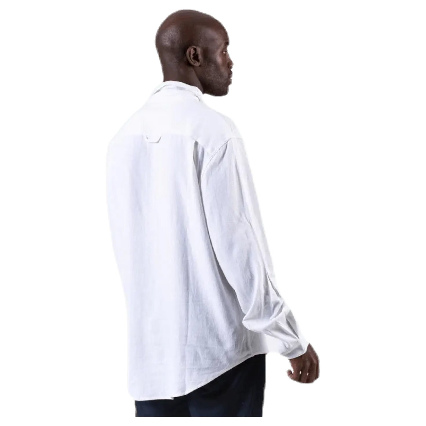 Pop Over Shirt White