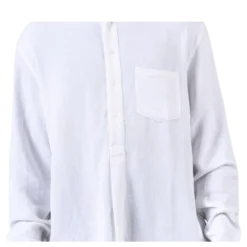 Pop Over Shirt White