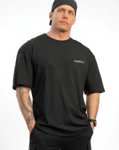 Power Oversize Tee Black