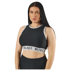 Power X Crop Top 2.0 Black/white
