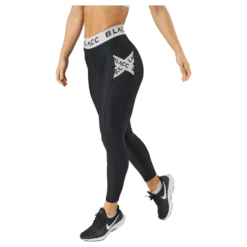 Power X High Waist Tights 2.0 Black/white