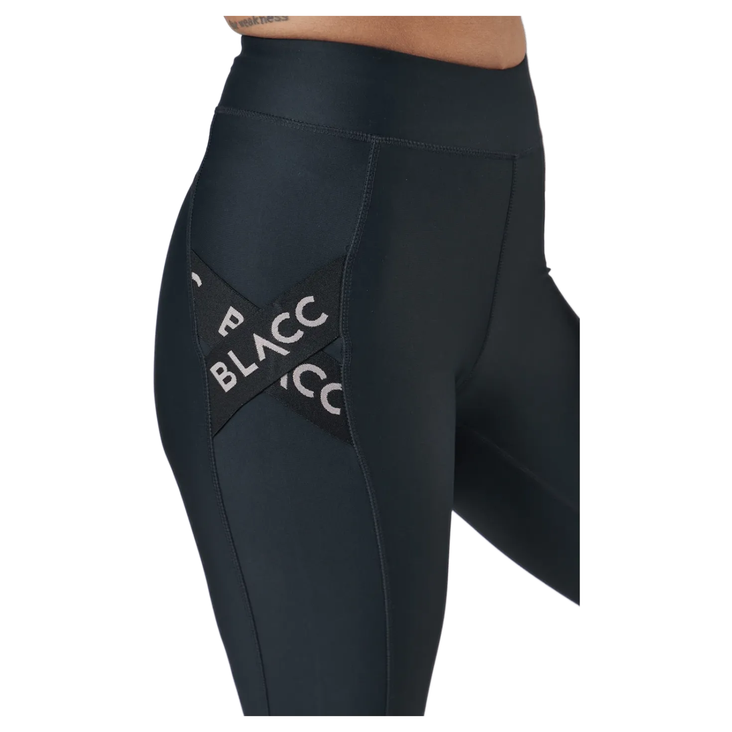 Power X High Waist Tights Black / Pink