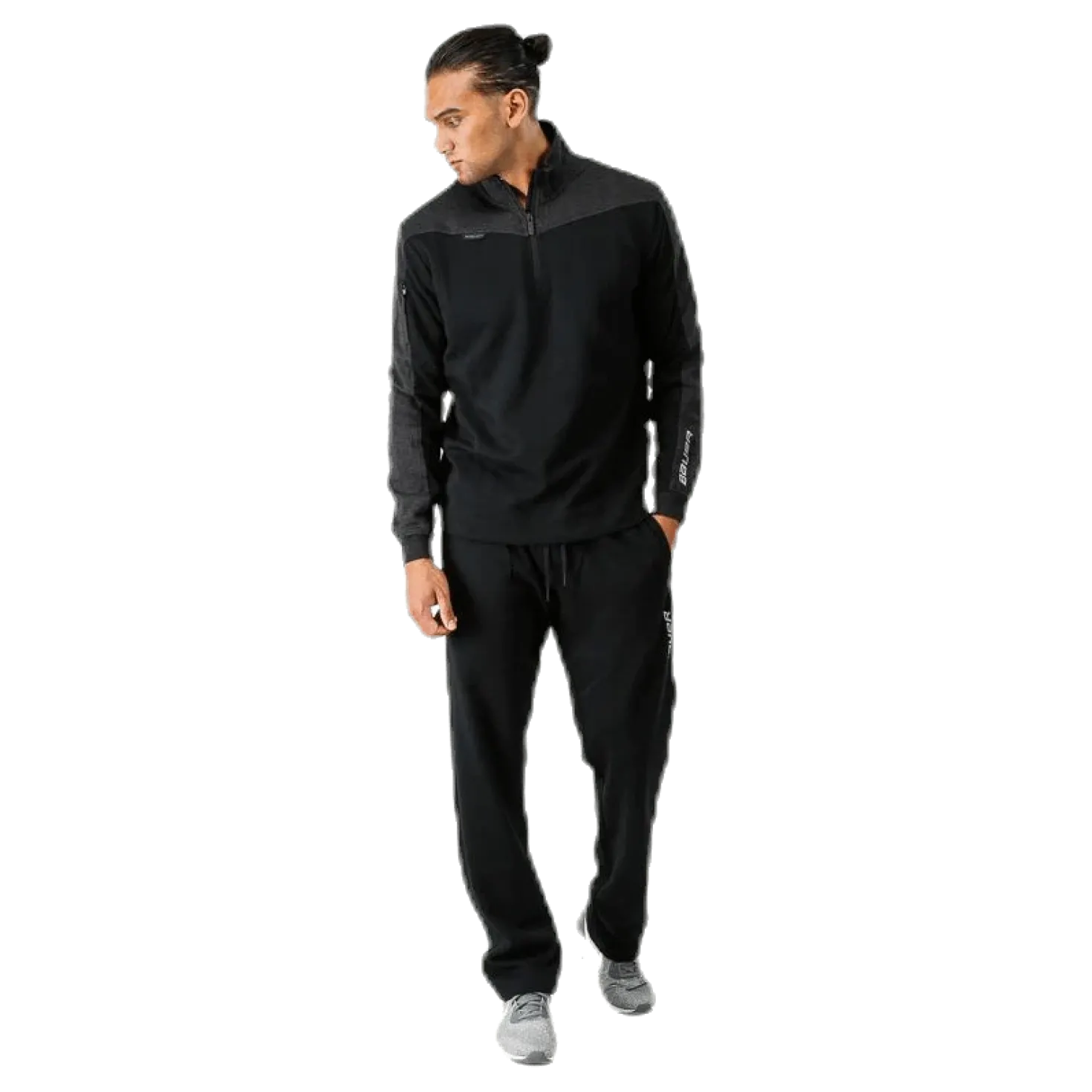 Premium Fleece 1/4 Zip Black