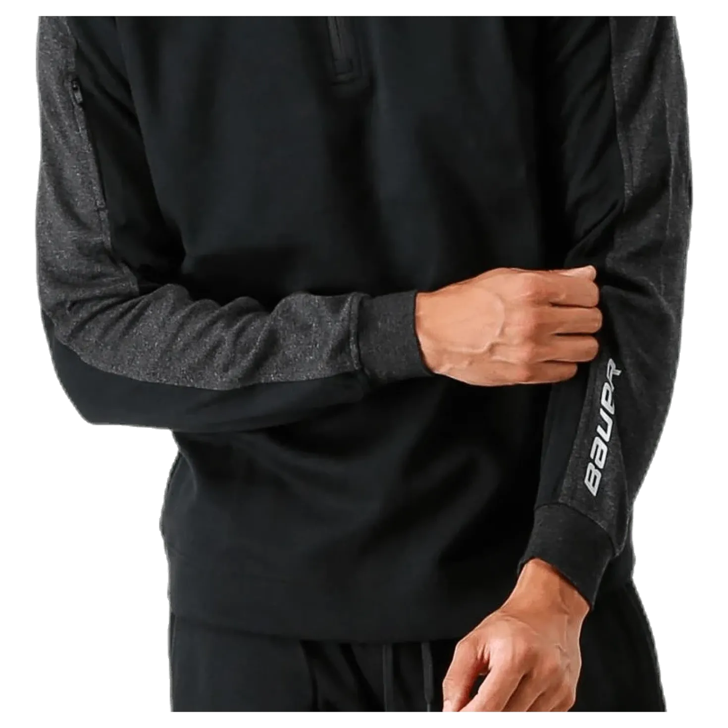 Premium Fleece 1/4 Zip Black