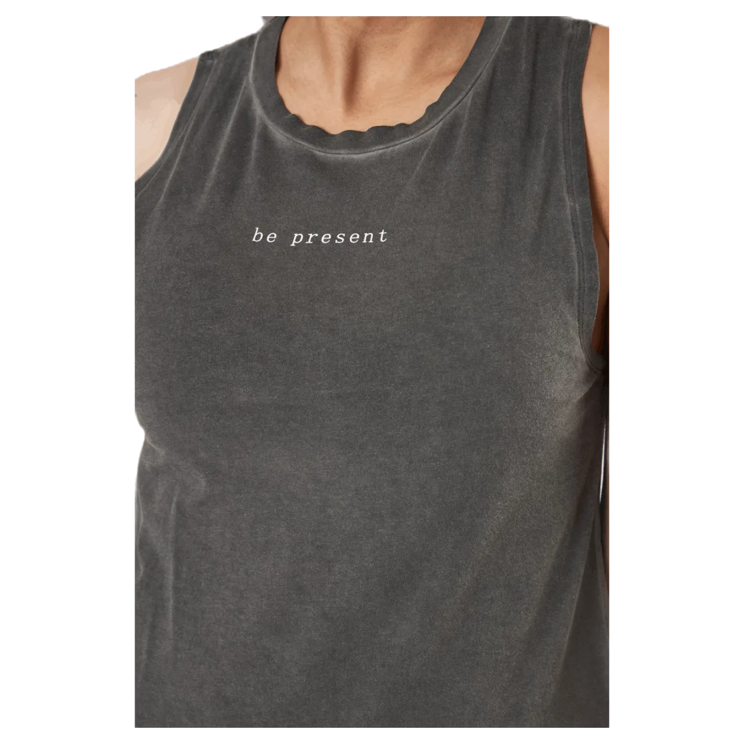 Present Tank Top Black/Grey