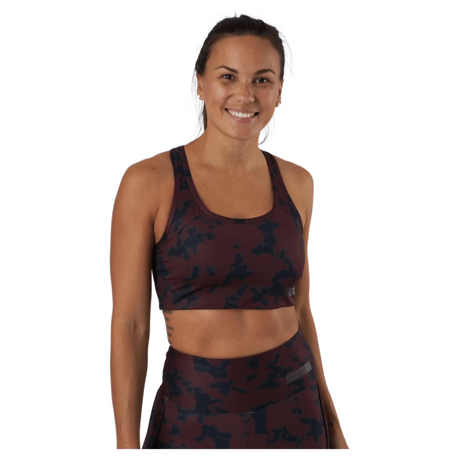Printed Piping Sportsbra Black Miniature Myth