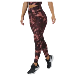 Printed Sport Tights Boost Red