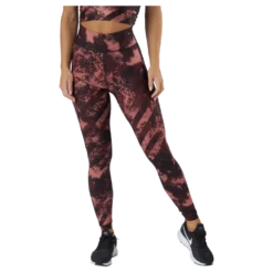 Printed Sport Tights Boost Red