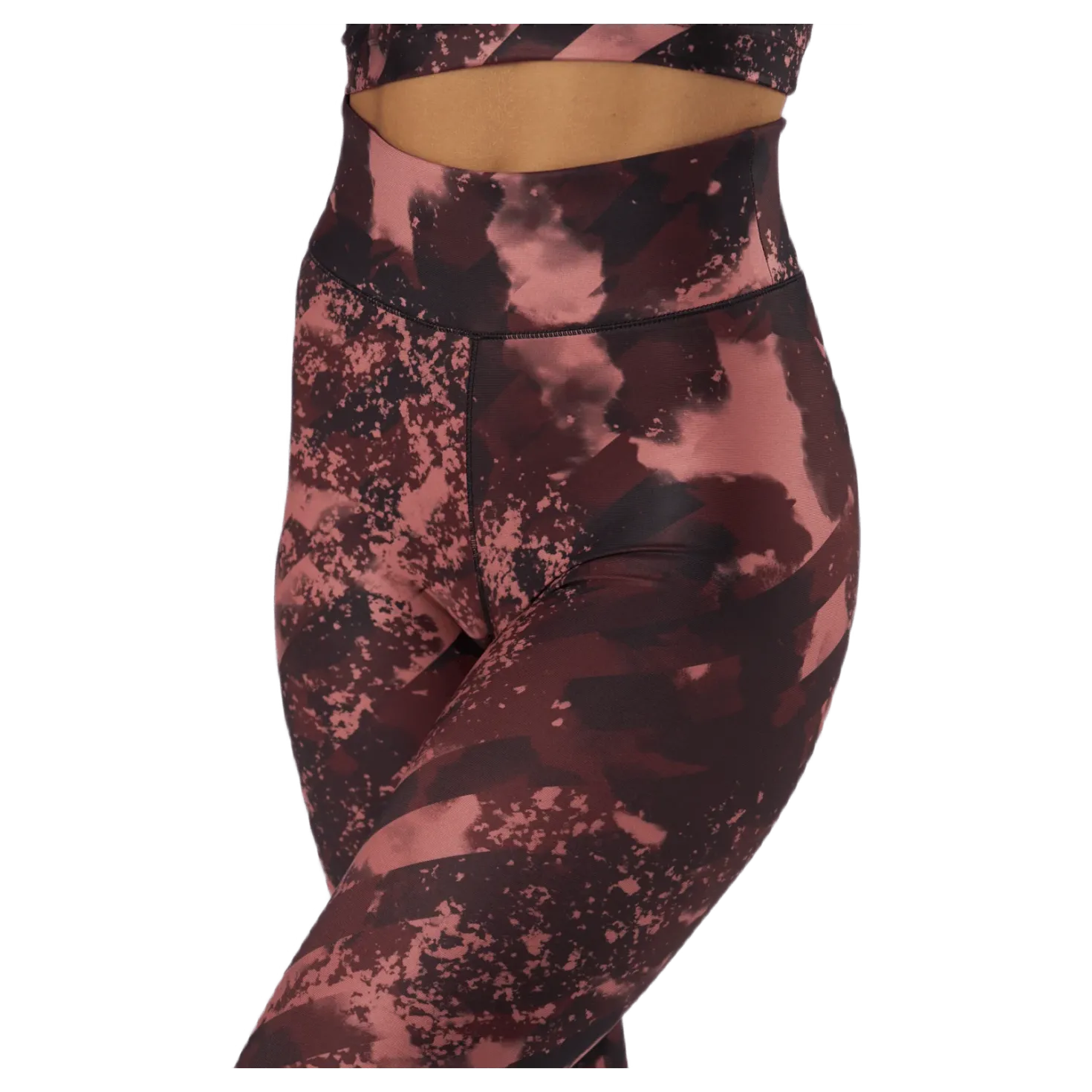Printed Sport Tights Boost Red