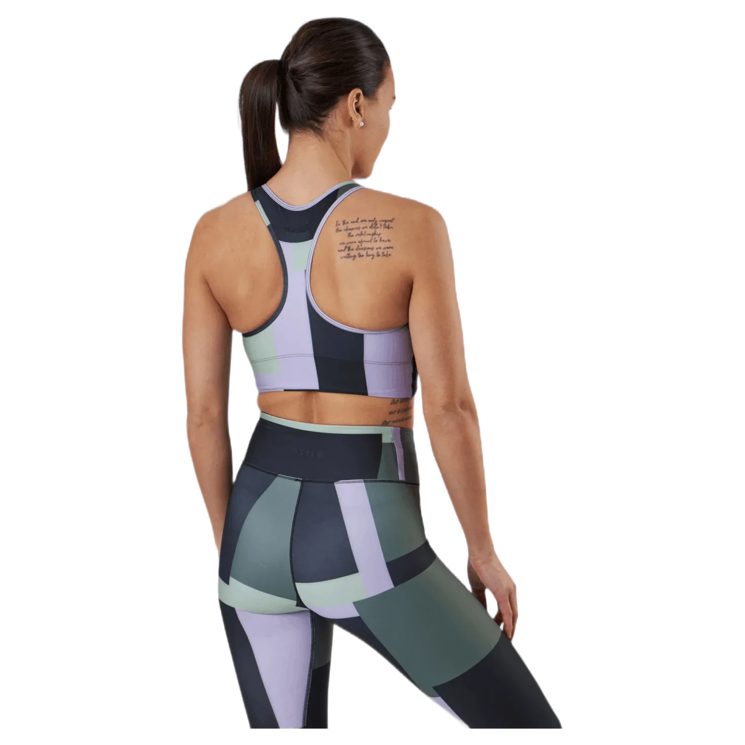 Printed Sport Top Green