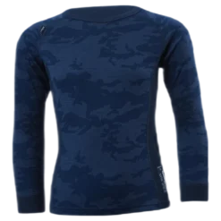 Print Merino Set Blue