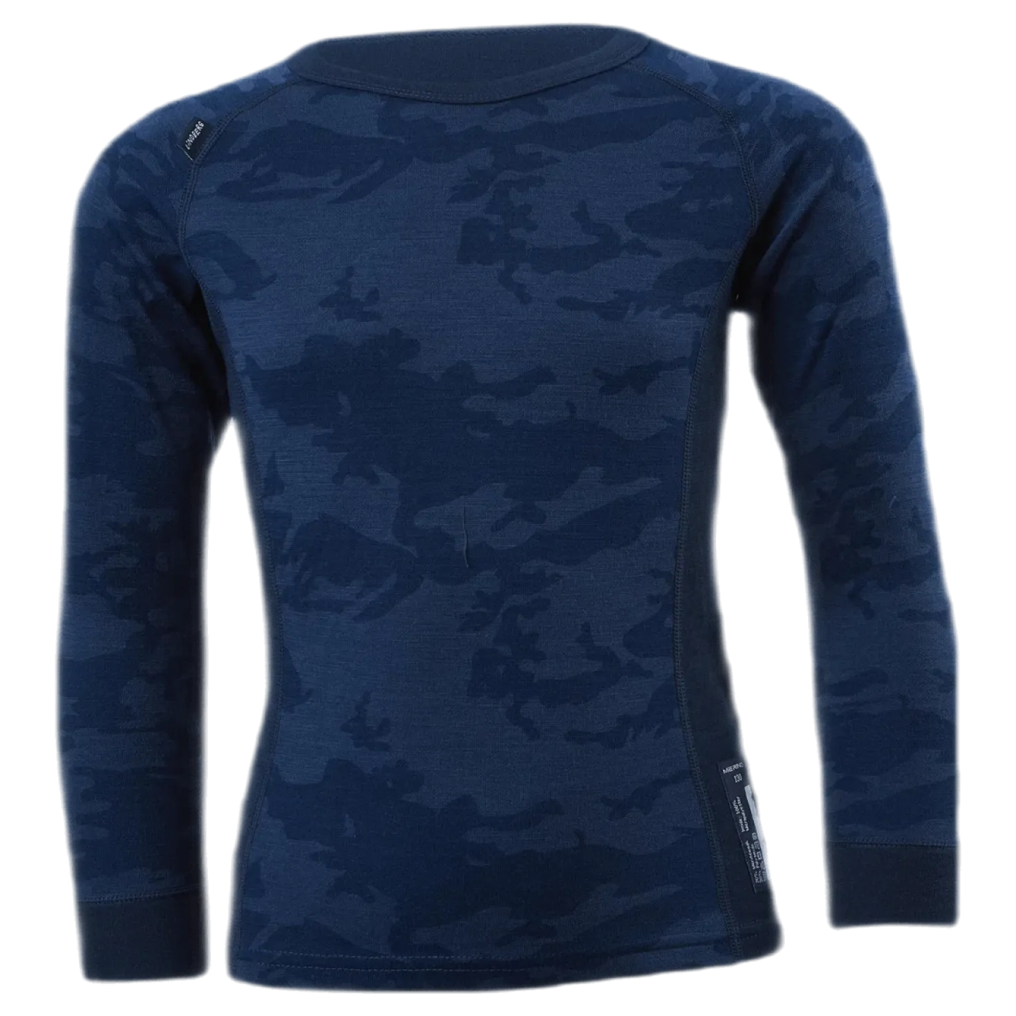 Print Merino Set Blue