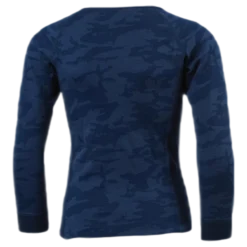 Print Merino Set Blue