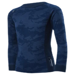 Print Merino Set Blue
