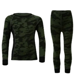 Print Merino Set Green