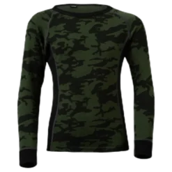 Print Merino Set Green