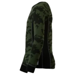 Print Merino Set Green