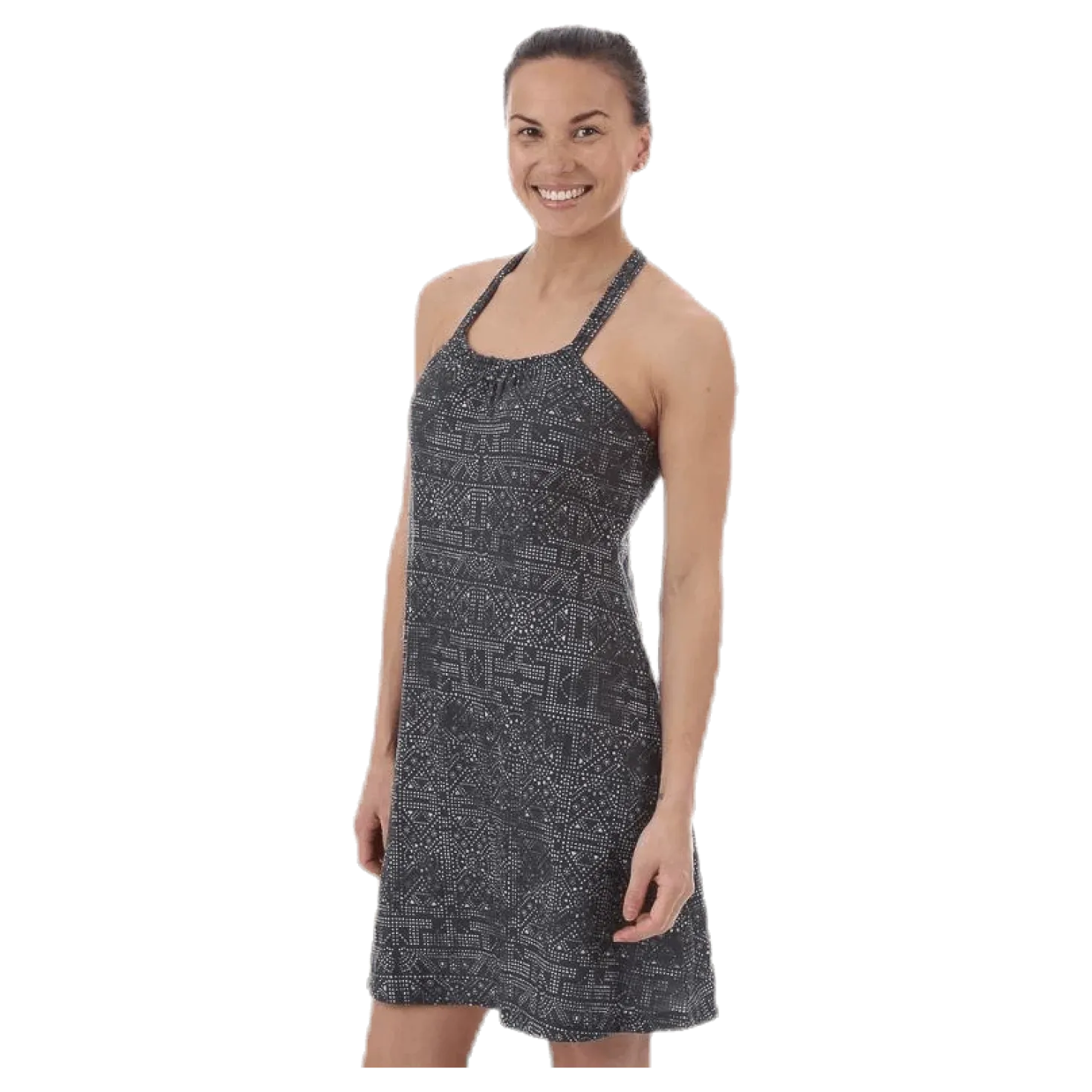 Pristine Dress Patterned/Black