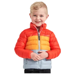 Puff Jacket Orange/Blue/Yellow
