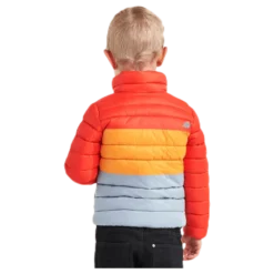 Puff Jacket Orange/Blue/Yellow
