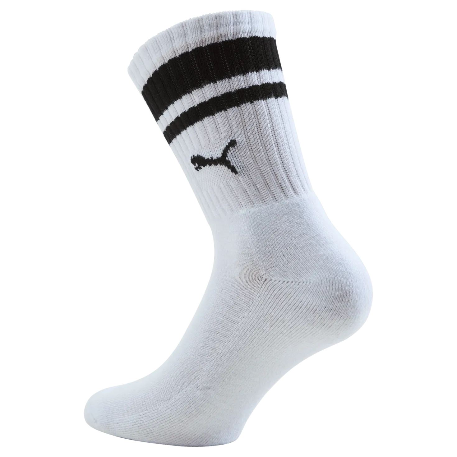 Puma Crew Heritage Stripe 2p U White