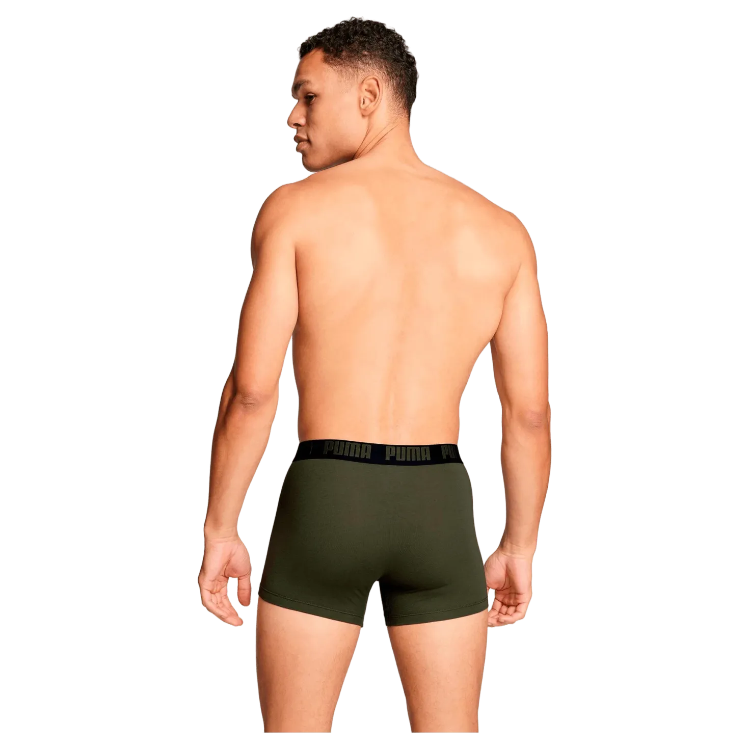 Puma Men Everyday Basic Boxer Forest Night Tonal