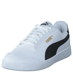 Puma Shuffle White-black-teamgold