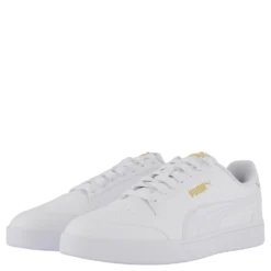 Puma Shuffle White-white-teamgold
