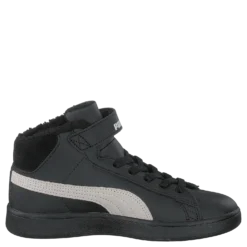 Puma Smash V2 Mid L Fur Ps Puma Black-whisper White