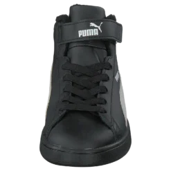 Puma Smash V2 Mid L Fur Ps Puma Black-whisper White
