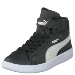 Puma Smash V2 Mid L Fur V Ps Puma Black-puma White