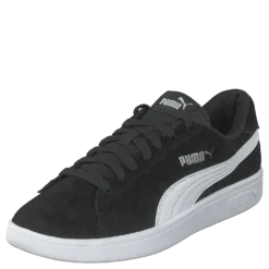 Puma Smash V2 Puma Black-puma White-silver