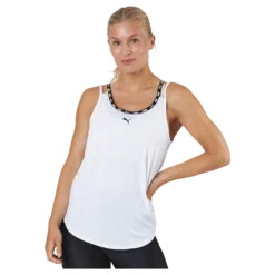 Puma Strong Triblend Tank Puma White