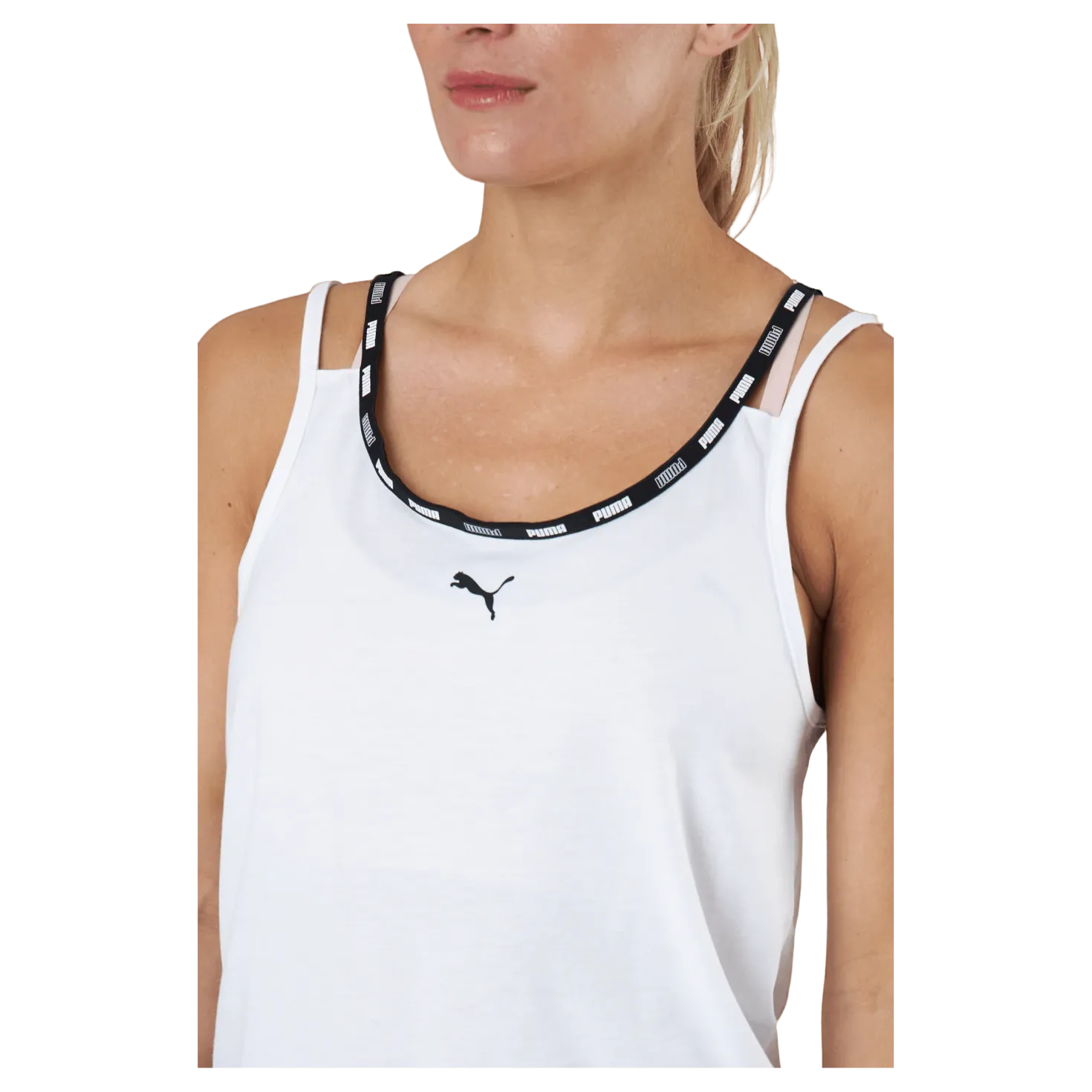 Puma Strong Triblend Tank Puma White