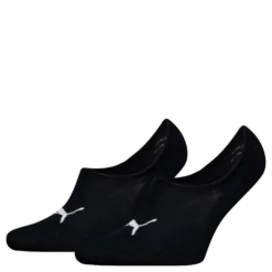 Puma Unisex Footie 2p High Cut Black