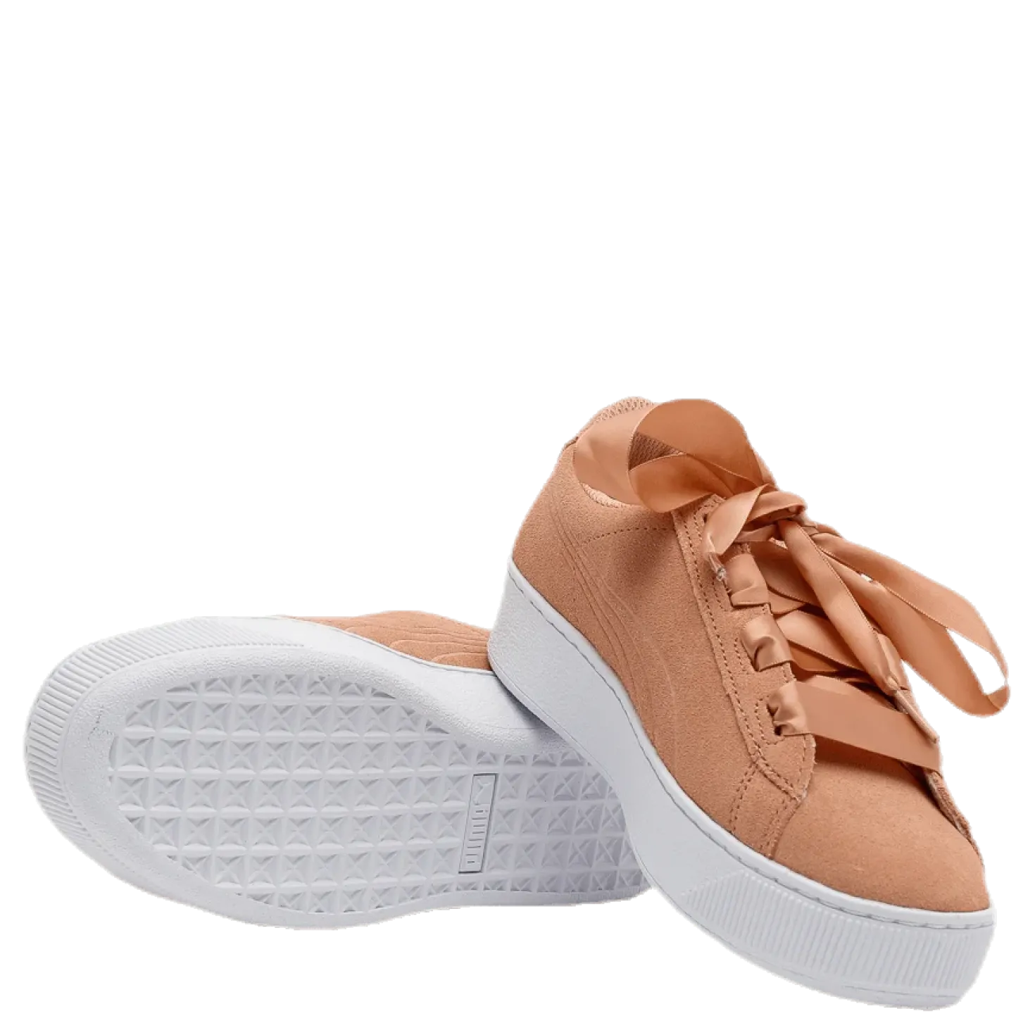 Puma Vikky Platform Ribbon Jr Beige