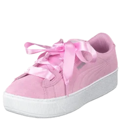 Puma Vikky Platform Ribbon Jr Pink