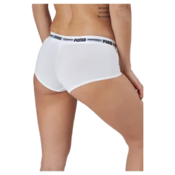 Puma Women Mini Short 2p Pack White / White