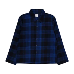 Pure Flannel L/s Button Down Black