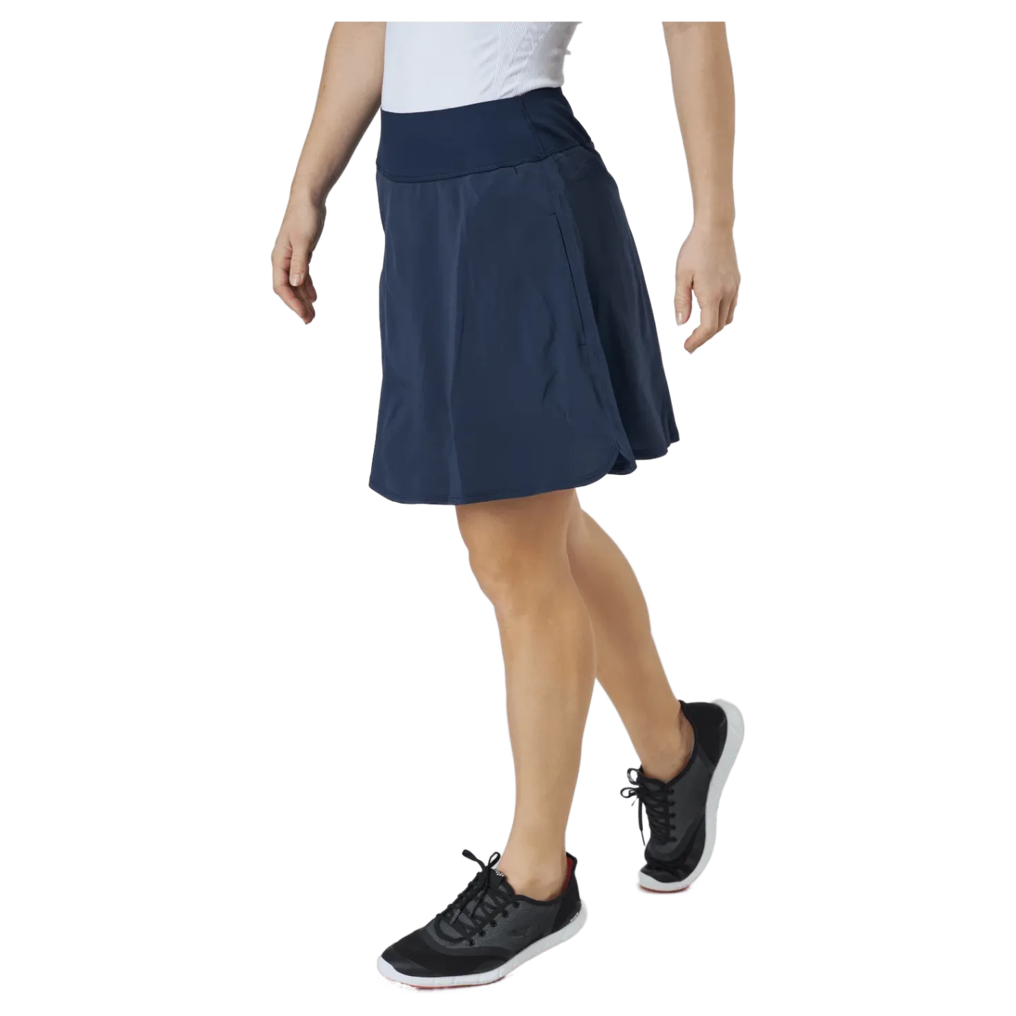 Pwrshape Solid Skirt Navy Blazer