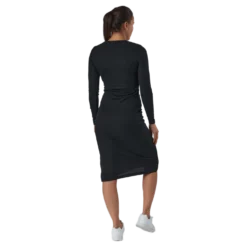 Quinn Rib Dress Black