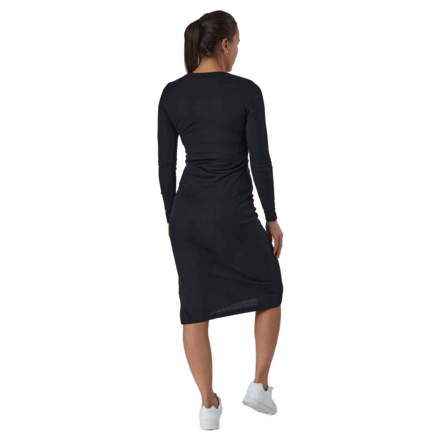 Quinn Rib Dress Black