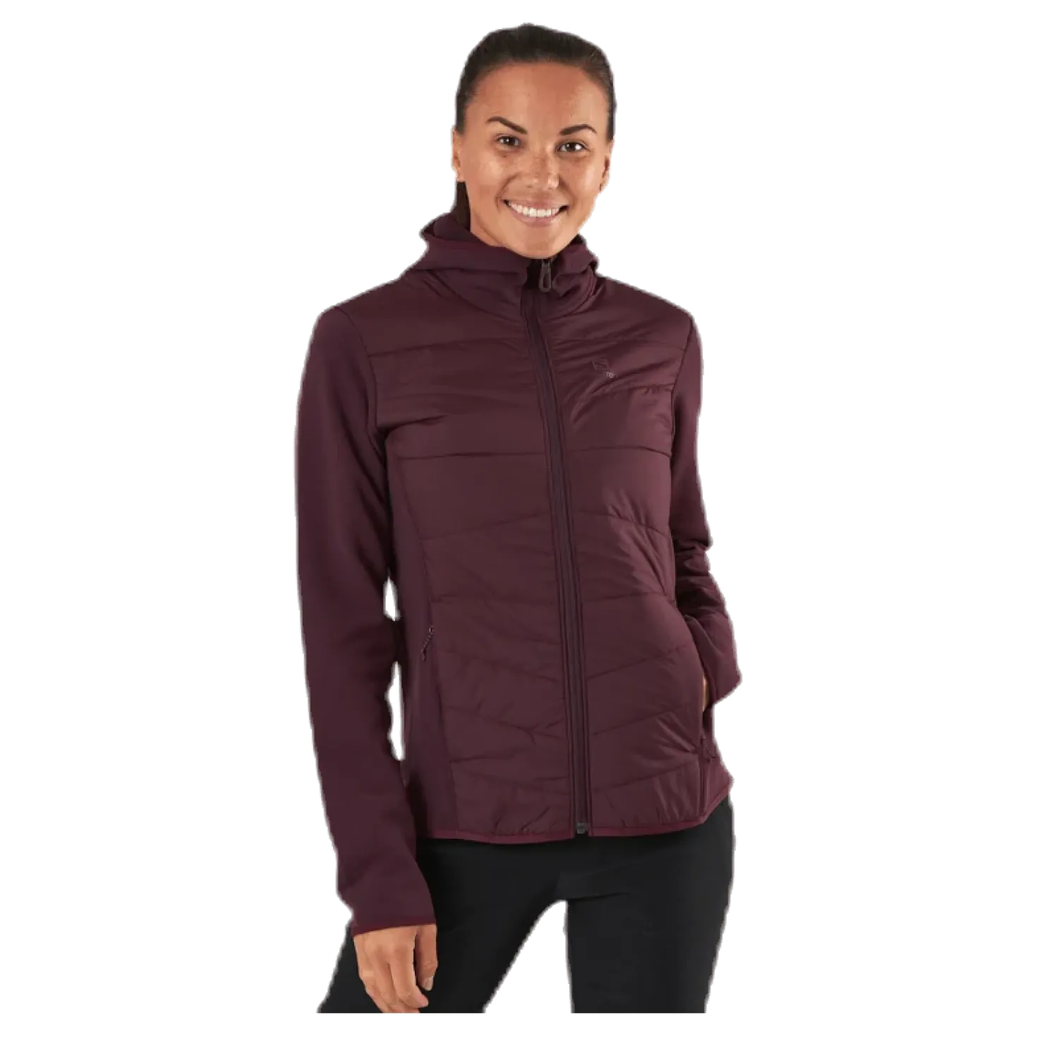 Radiant Hybrid Hoodie Purple