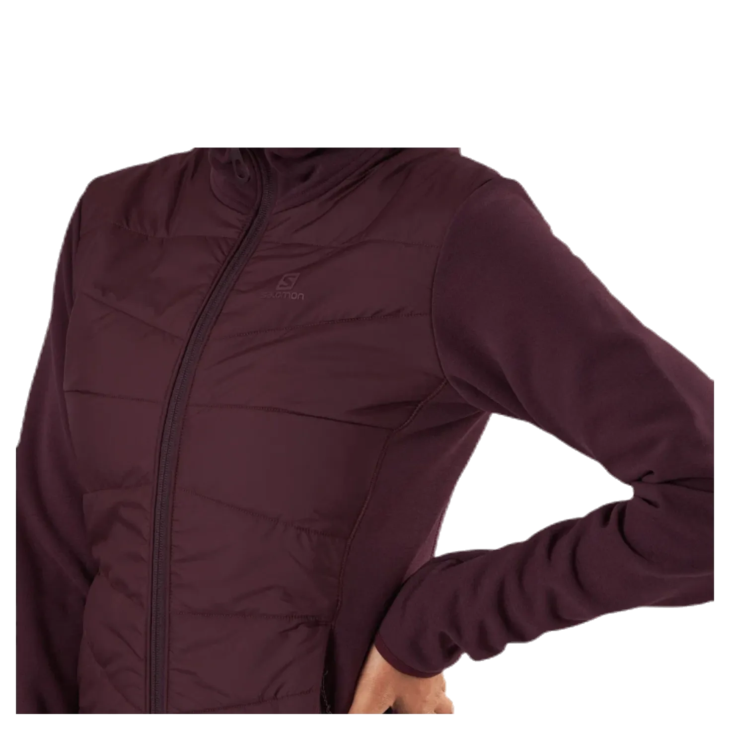 Radiant Hybrid Hoodie Purple