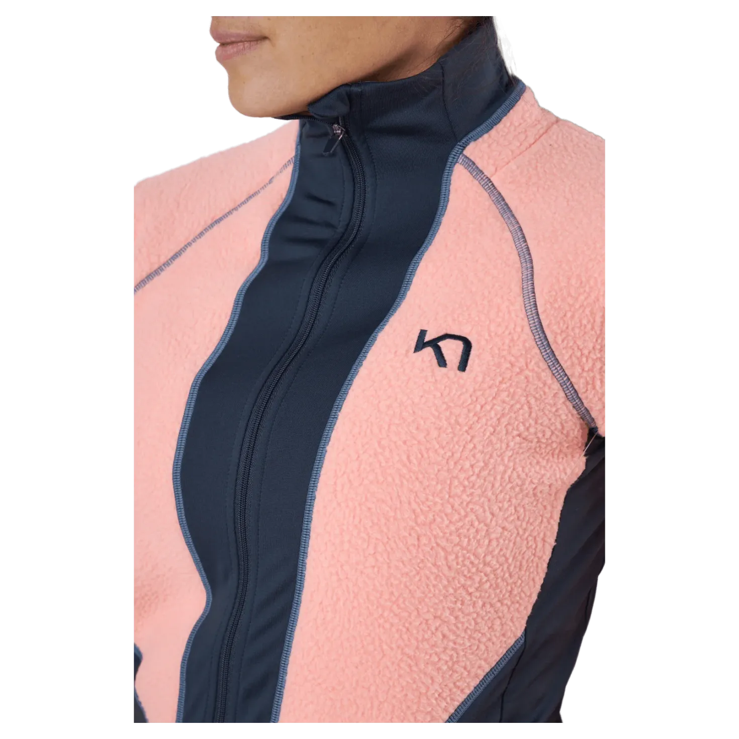 Ragnhild Full Zip Midlayer Silk