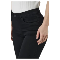 Rain Mid Long Shorts Black