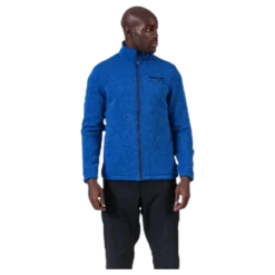 Ralf Melange Fleece Jacket w. Windproof Lining Blue